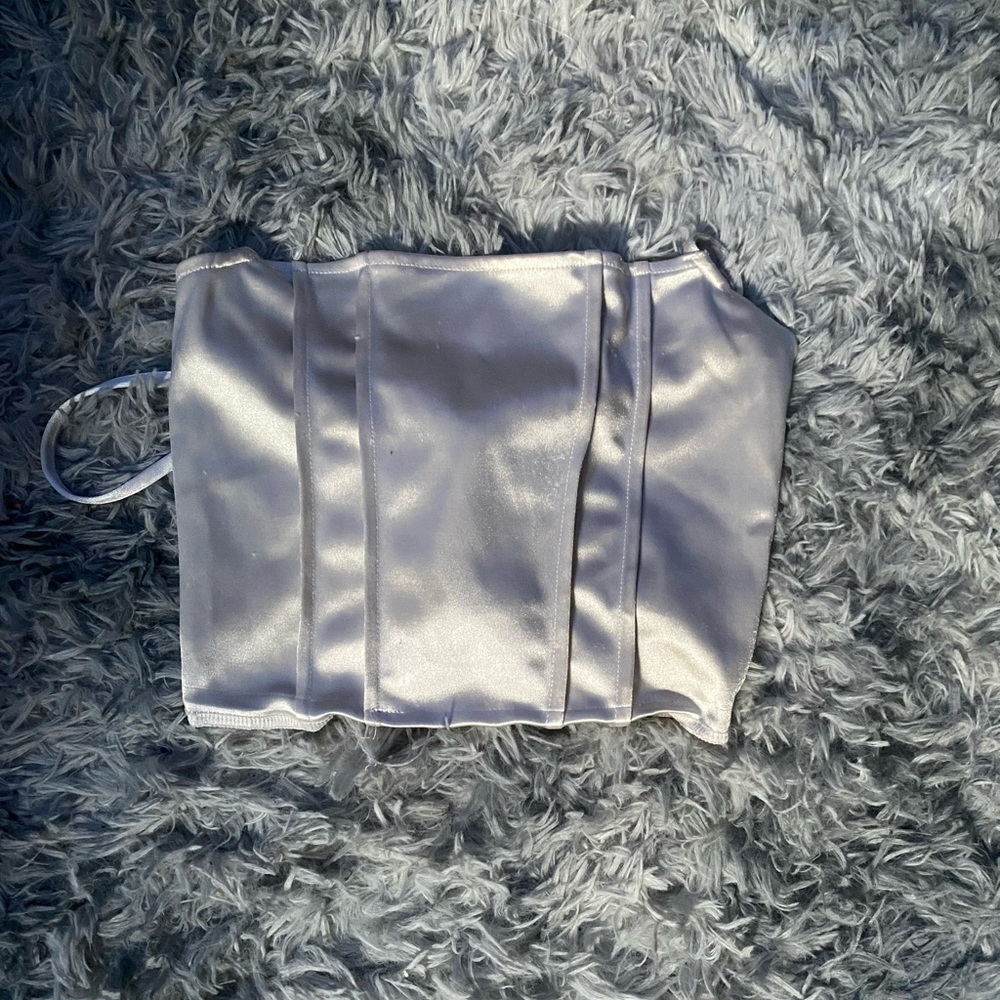 H&M Silk Crop Top